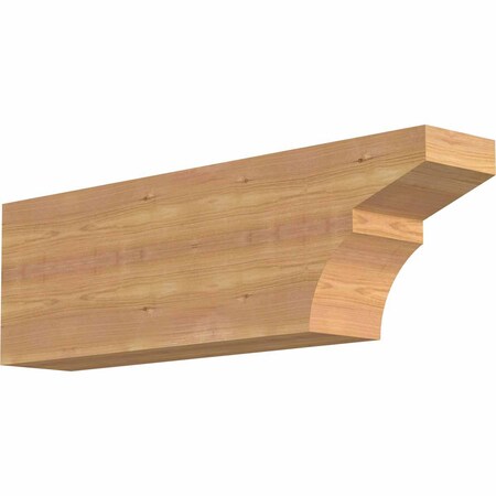Ekena Millwork Monterey Smooth Rafter Tail, Western Red Cedar, 5 1/2"W x 10"H x 32"L RFT06X10X32MON00SWR
